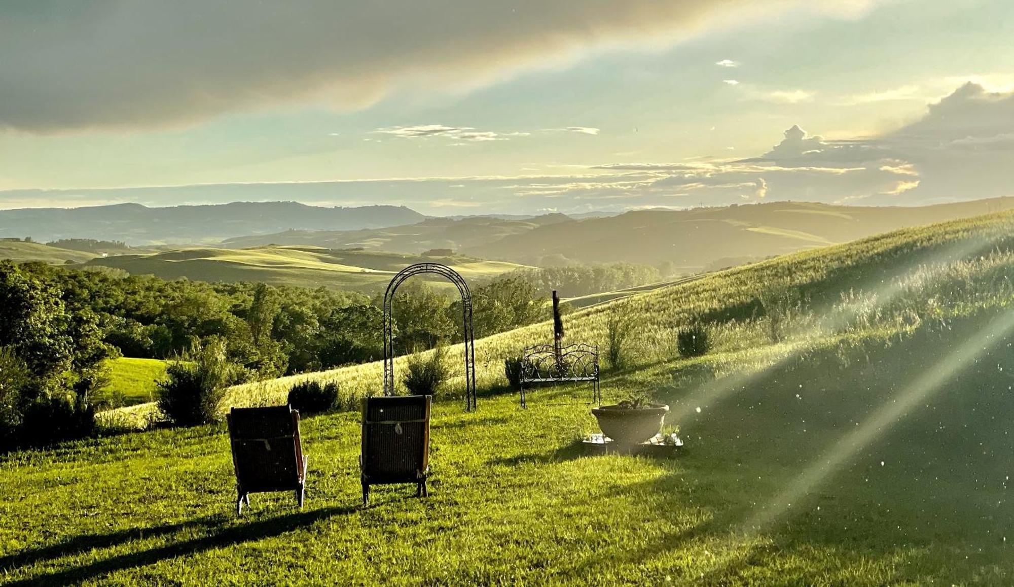 Vento D'Orcia Villa Pienza Eksteriør billede