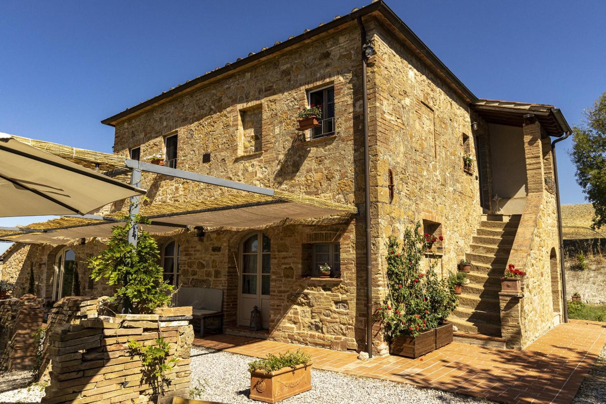 Vento D'Orcia Villa Pienza Eksteriør billede